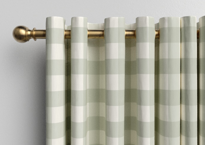 Gingham, Bud Green - Made to Measure Curtains - Image 12